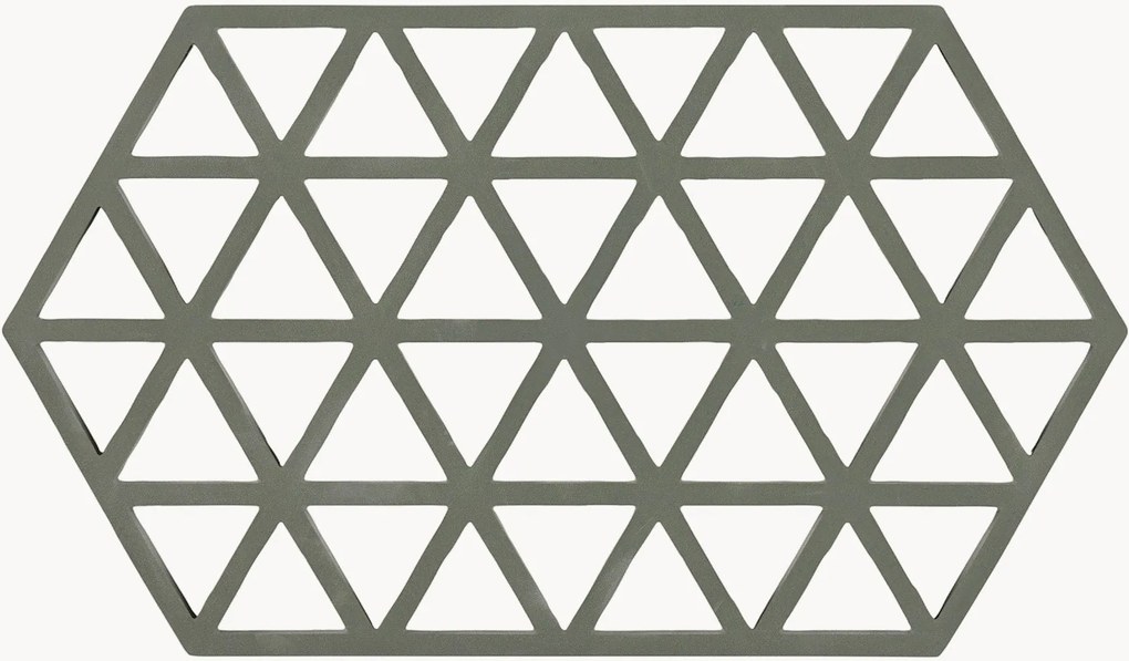 Bases para copos grandes em silicone Triangles, conjunto de 6