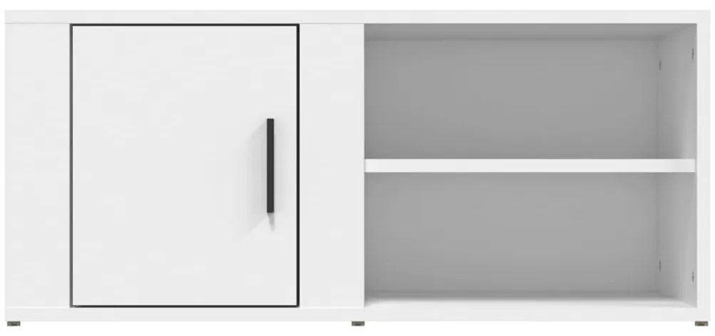 Móveis TV 2pcs 80x31,5x36 cm derivados de madeira branco