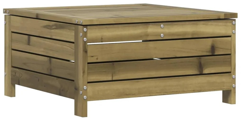 6 pcs conjunto de sofás de jardim madeira de pinho impregnada