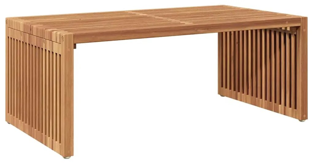 Mesa Lateral de Jardim 90x49.7x36 cm Madeira Sólida Teca