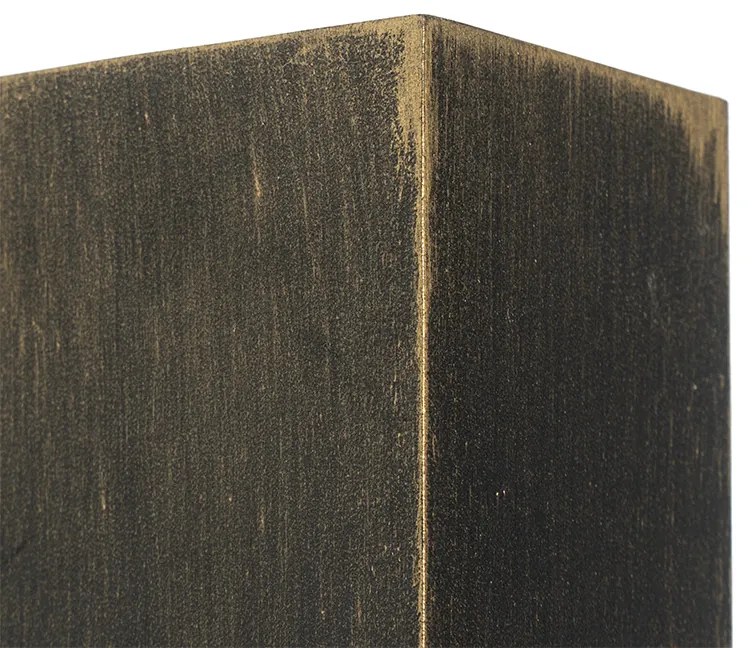 Candeeiro de parede moderno ouro antigo 2 luzes IP44 - Baleno