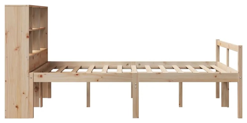 Cama com estante sem colchão 120x190 cm pinho maciço
