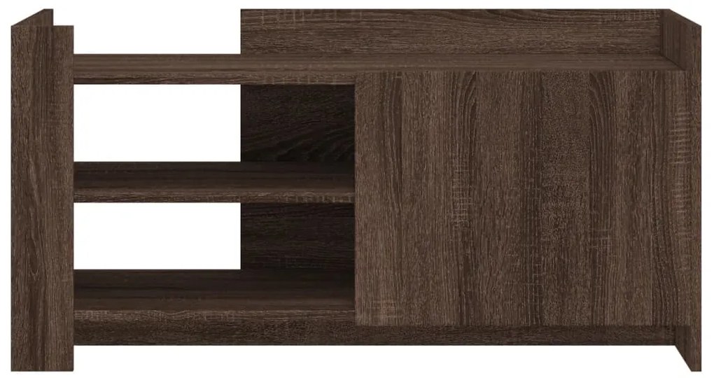 Mesa de centro 100x50x50 cm deriv. madeira carvalho castanho