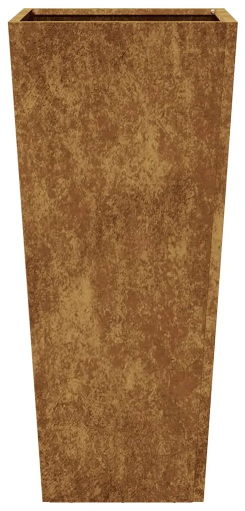 Plantador de Jardim 35x35x75 cm aço resistente às intempéries