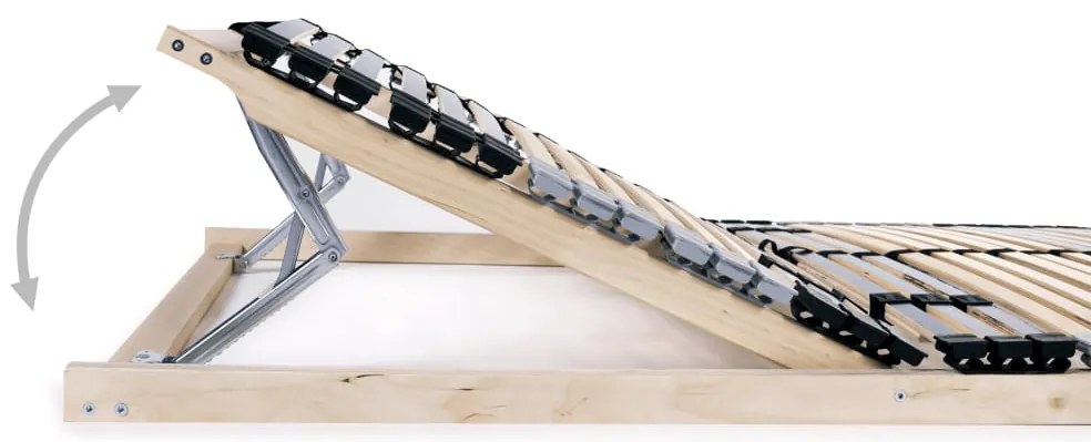 Estrado de ripas com 42 ripas 7 zonas 120x200 cm
