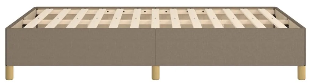 Estrutura cama sem colchão 120x200 cm tecido cinza-acastanhado