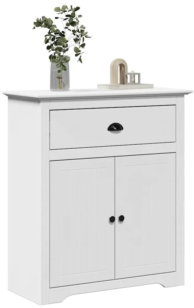Armário de entrada BODO 80x35x90 cm branco