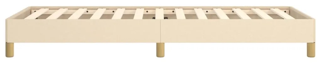 Estrutura de cama sem colchão 80x200 cm creme