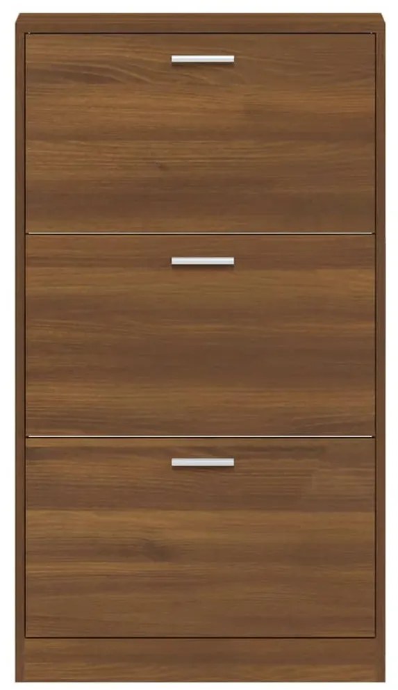 Sapateira 59x17x108 cm derivados de madeira carvalho castanho