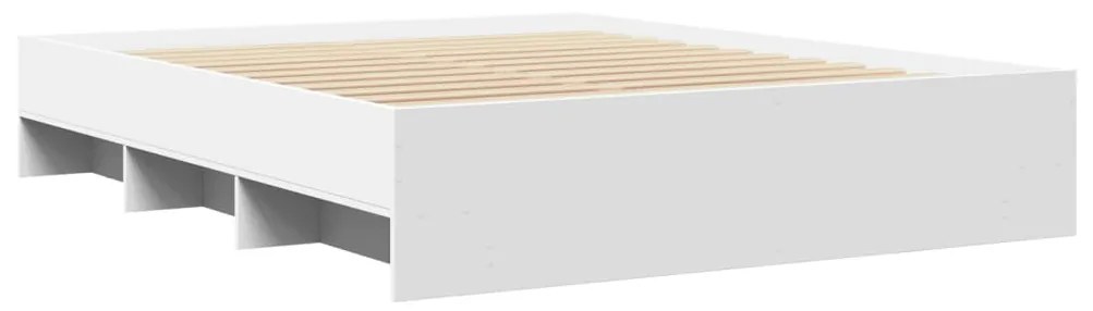 Estrutura de cama sem colchão 160x200 cm branco