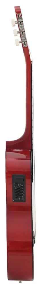12 pcs conjunto de guitarra com equalizador e 6 cordas
