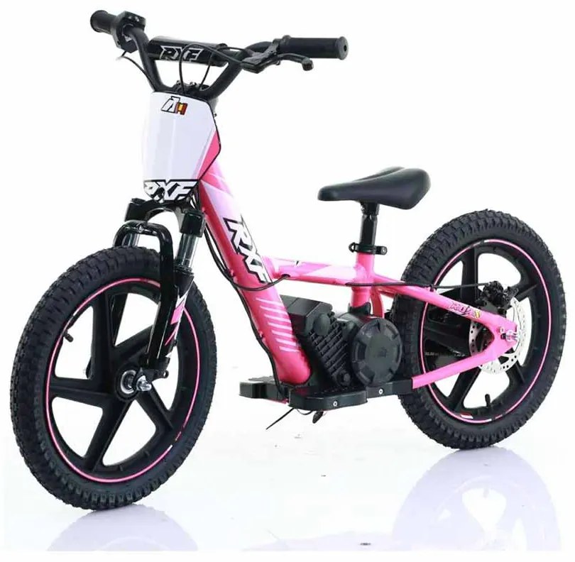 Bicicleta elétrica infantil 250W 16” pro Roan RXF Sedna Rosa