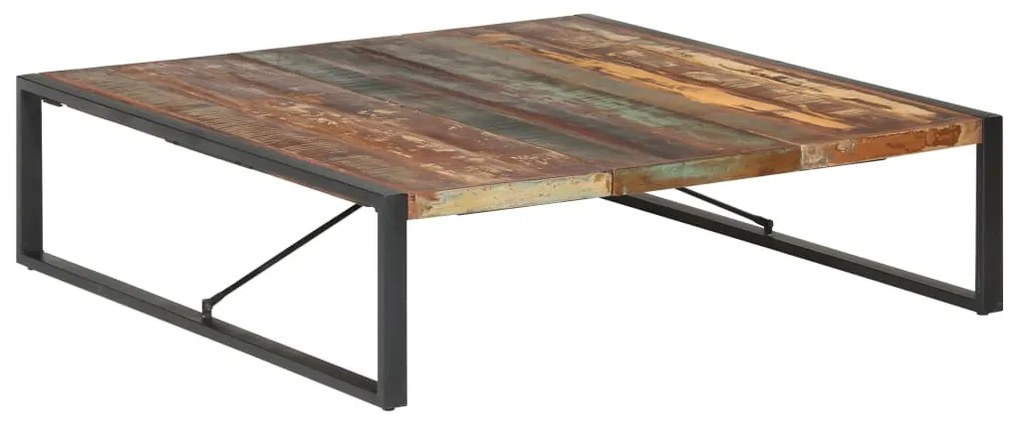 321577 vidaXL Mesa de centro 140x140x40 cm madeira recuperada maciça