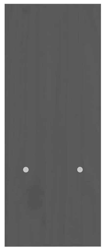 Suporte para monitor (39-72)x17x43 cm pinho maciço cinzento