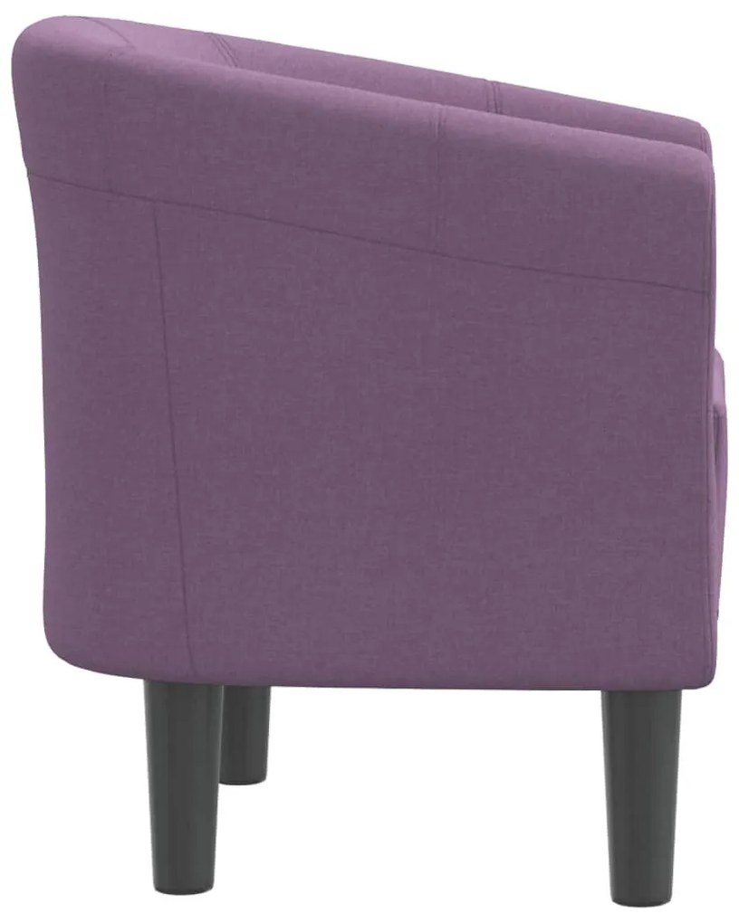 Poltrona tecido roxo