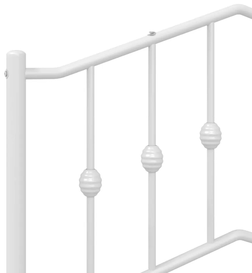 Cabeceira de cama 193 cm metal branco