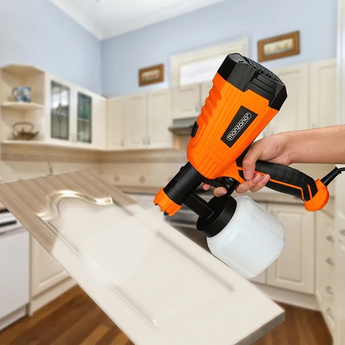 Pulverizador de tinta 500 W 3 padrões de pulverização Laranja