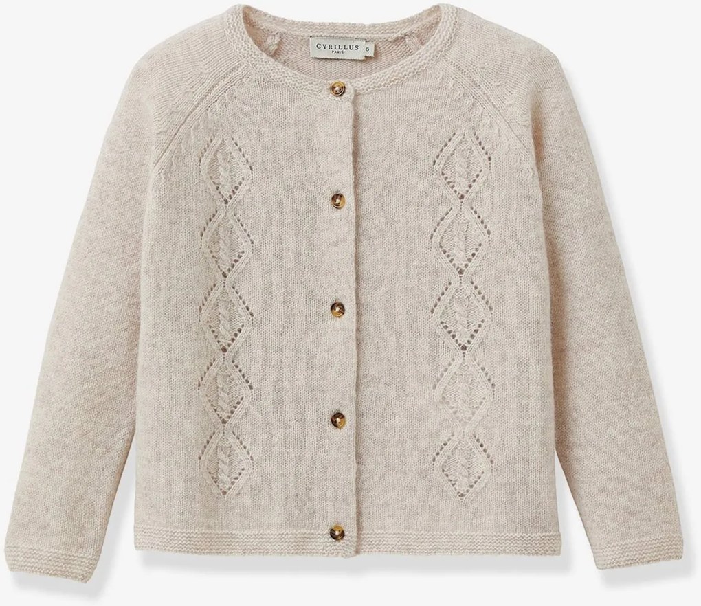 Cardigan entrançado CYRILLUS cru