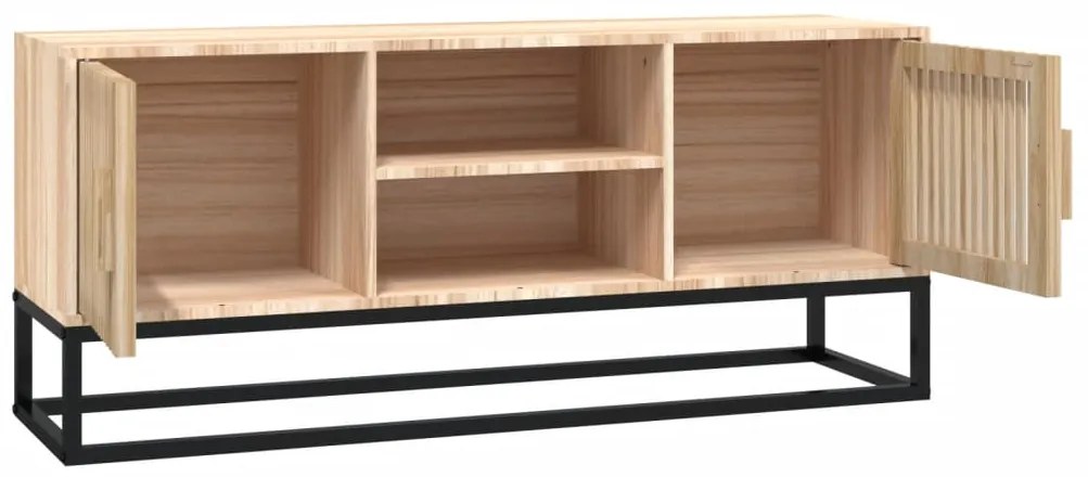 Móvel de TV 105x30x45 cm derivados de madeira e ferro