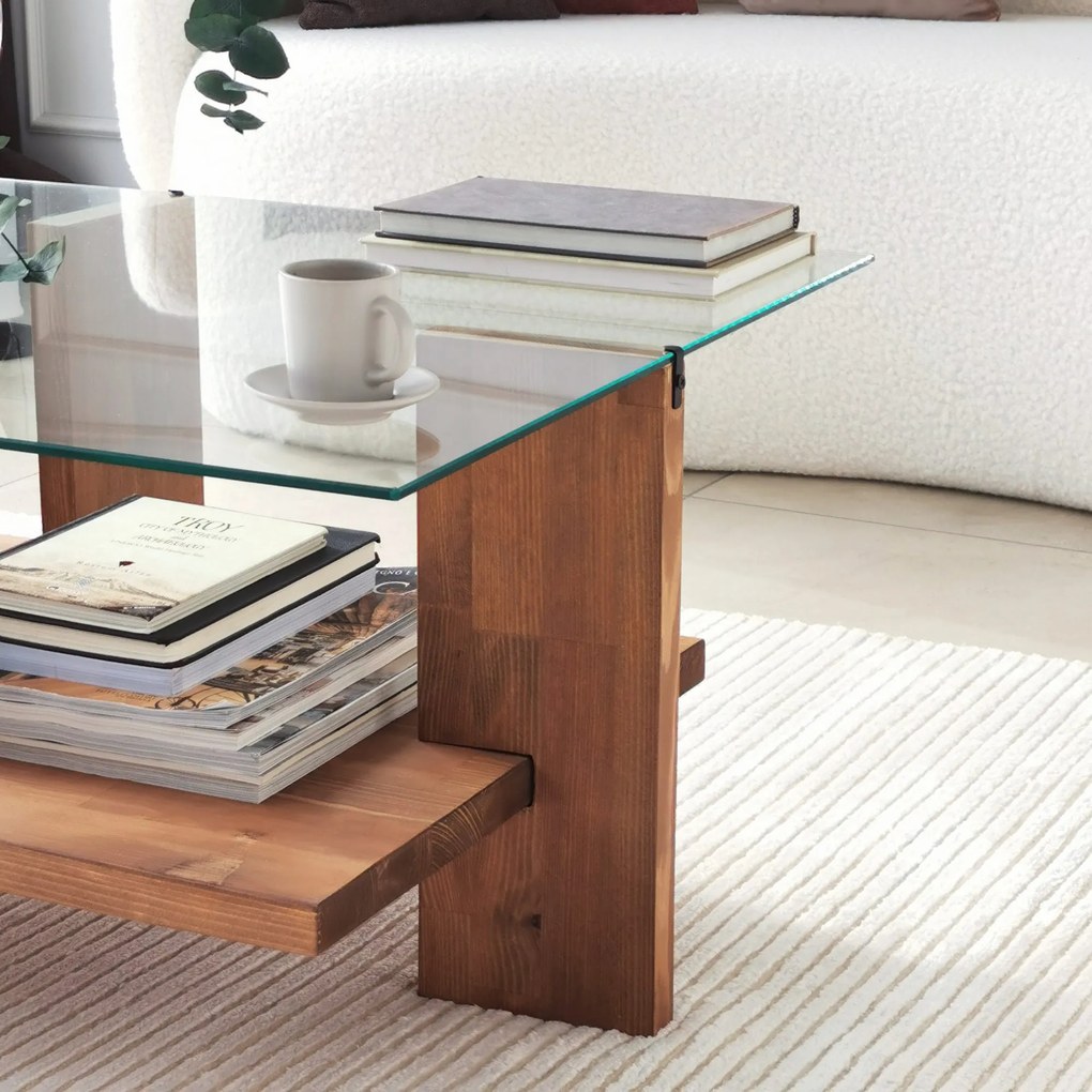 Mesa de Café Babylon – Madeira – 105cm x 40cm x 60cm
