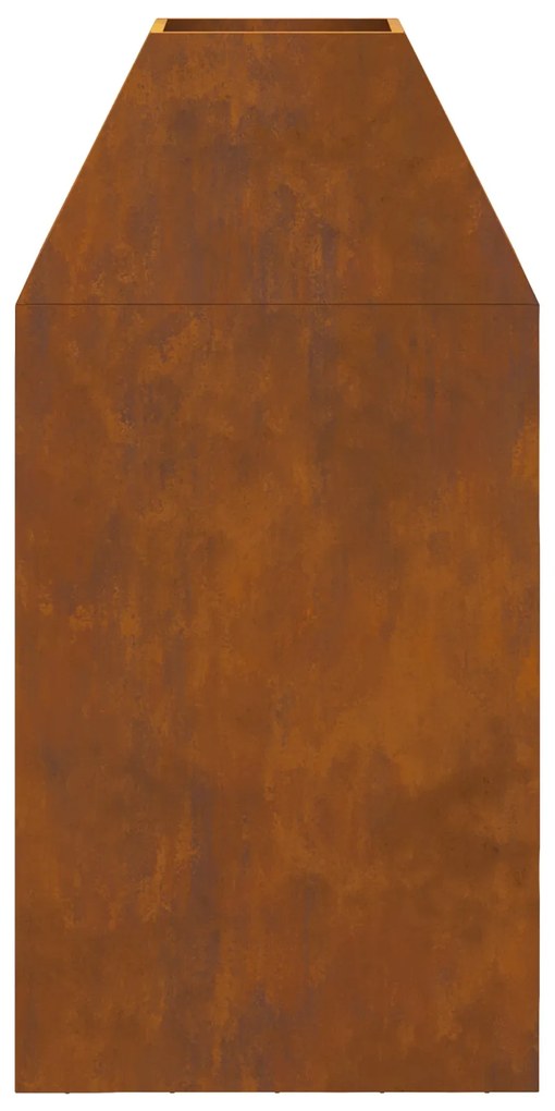 Fogueira vidaXL 50x50x100 cm em Aço Resistente