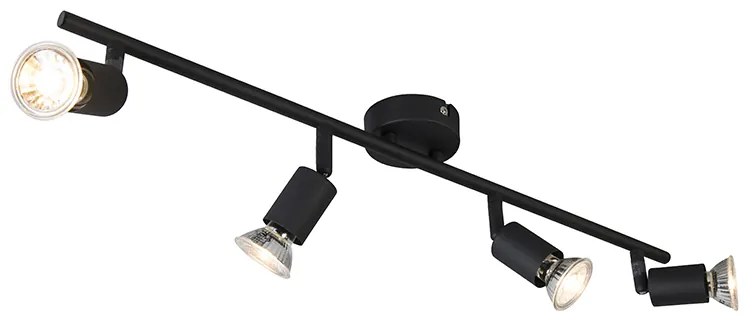 LED Foco Inteligente Preto Inclinável com Wifi GU10 - Jeany Moderno