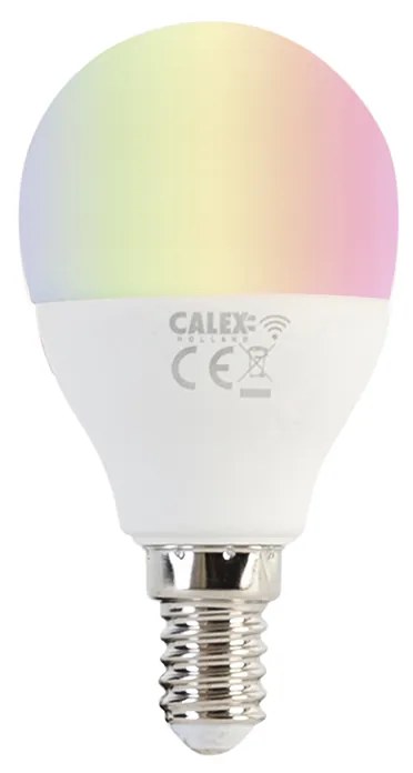 LED Candeeiro de pé inteligente dourado com vidro fosco incluindo 2 WiFi P45 - Pallon Art Deco