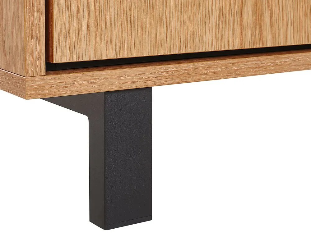 Armário com 3 portas em madeira clara PARAMOUNT Beliani