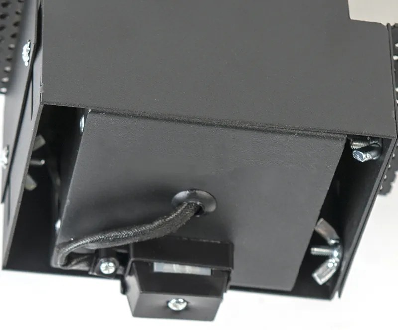 Conjunto de 6 focos embutidos pretos GU10 inclináveis sem moldura - Oneon