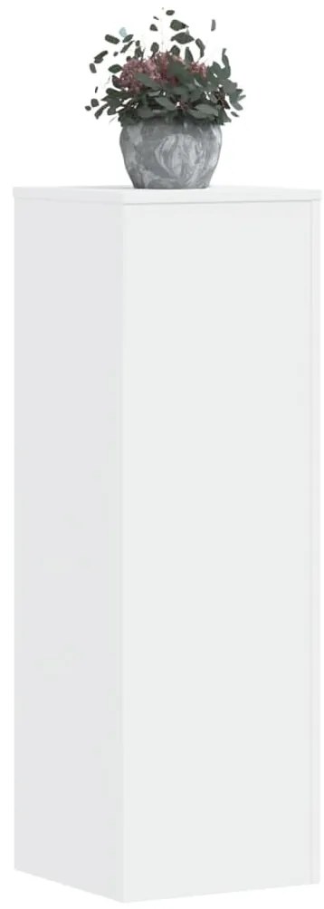 Suporte para plantas 33x33x100 cm derivados de madeira branco