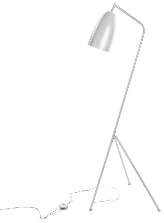 Luminária de Chão Versa Branco Metal (50 X 148 X 57 cm)