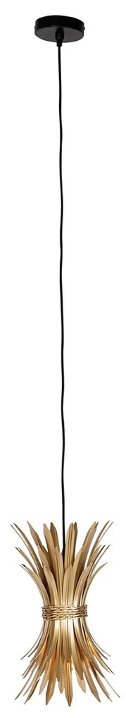 Candeeiro de suspensão Art Déco dourado - Wesley