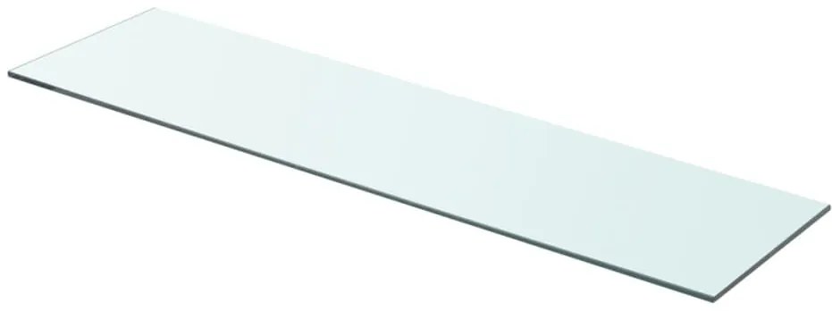 Prateleira de vidro 80x20 cm transparente