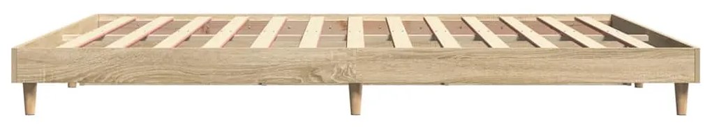 Estrutura cama s/ colchão 180x200cm carvalho sonoma