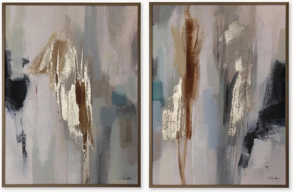 Quadros de parede pintados à mão Gallery, conjunto de 2