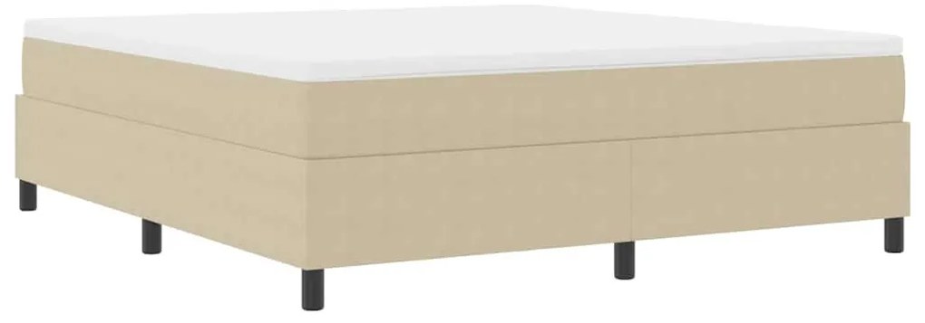 Cama Box Spring vidaXL Verde Claro Cinza Super King Tecido Veludado