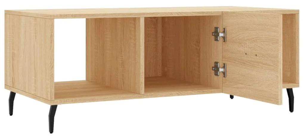 Mesa de centro 102x50x40 derivados de madeira carvalho sonoma