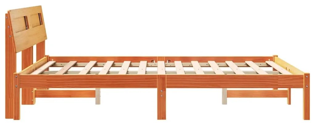 Estrutura da Cama Castanho-mel 140 x 190 cm