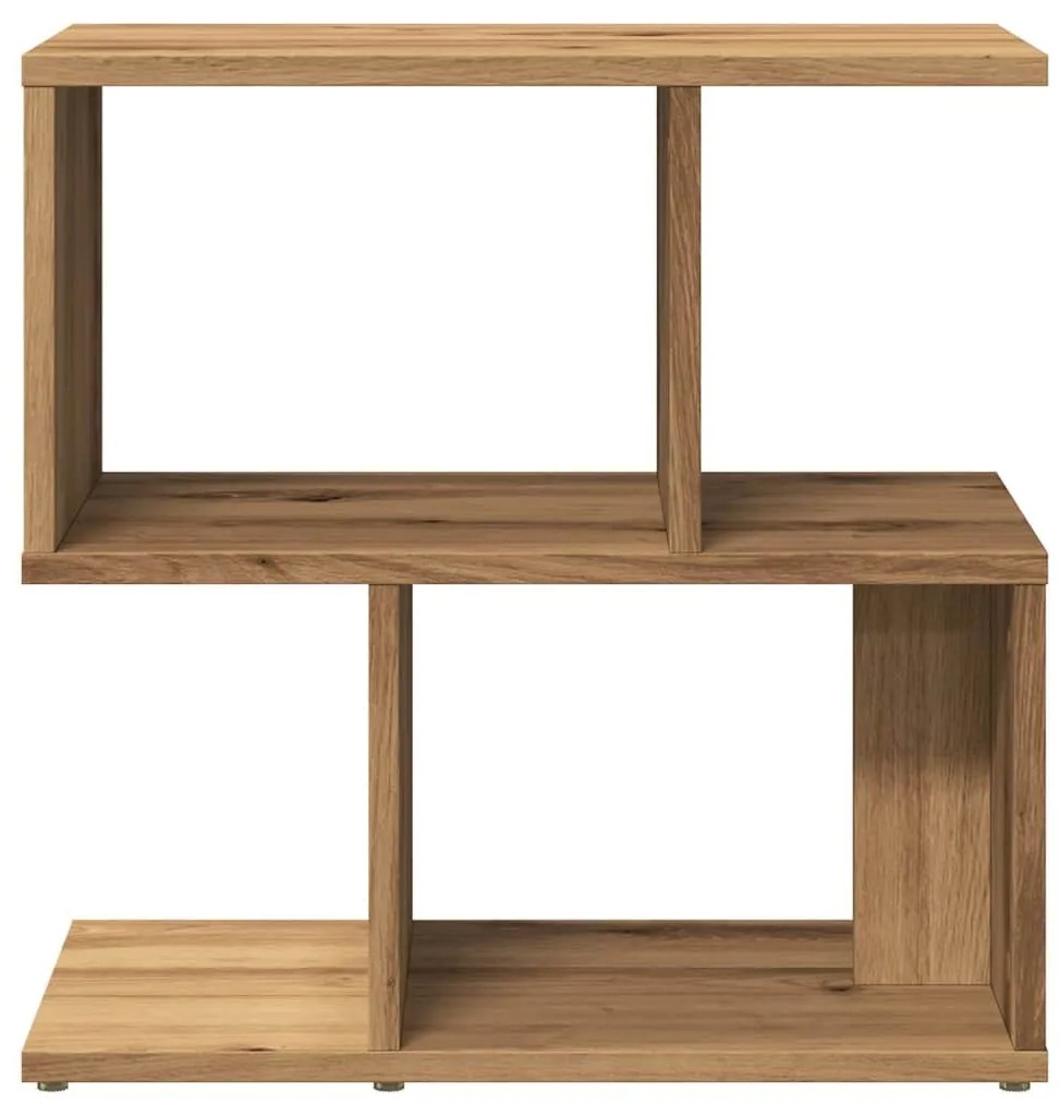 Mesa cabeceira 40x35x50 cm derivados madeira carvalho artisiano
