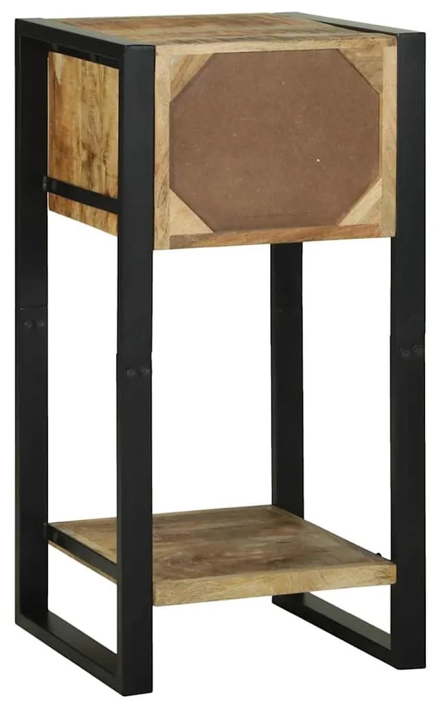 Suporte para Telefone 40x40x80 cm Madeira de Mangueira Sólida e Rústic