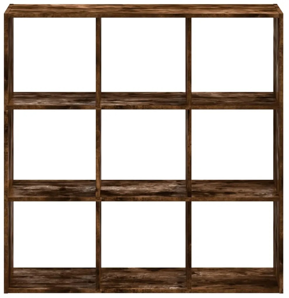 Estante 102x32x102 cm derivados de madeira carvalho fumado