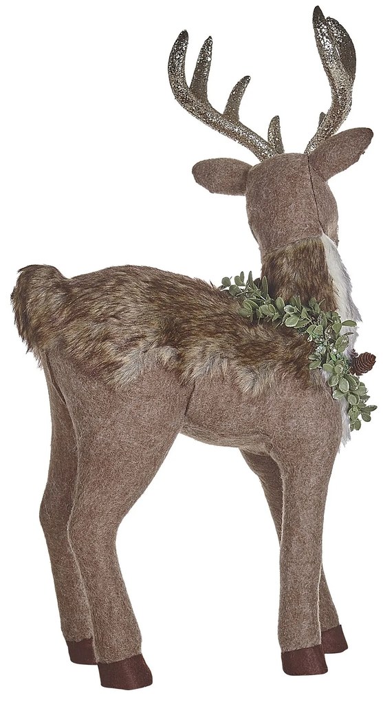 Figura decorativa rena 70 cm castanho TAPIO Beliani