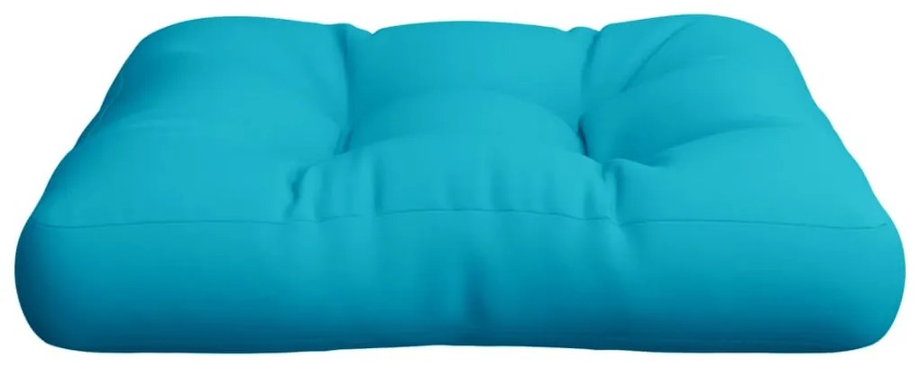 Almofadão para paletes 58x58x10 cm tecido oxford turquesa
