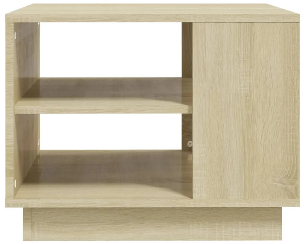Mesa de centro 55x55x43 cm derivados de madeira carvalho sonoma