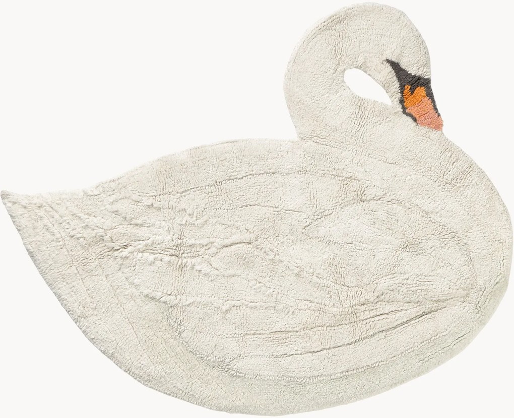 Tapete para crianças artesanal lavável Swan Lake