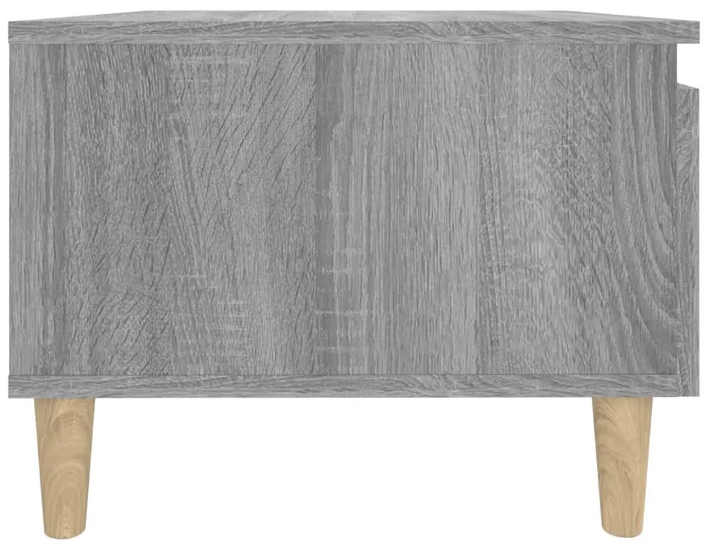 Mesa de apoio 50x46x35 cm derivados de madeira cinzento sonoma