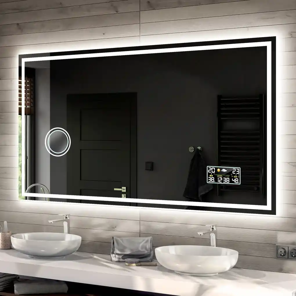 Artforma - Espelho com iluminação LED L58 para casa de banho