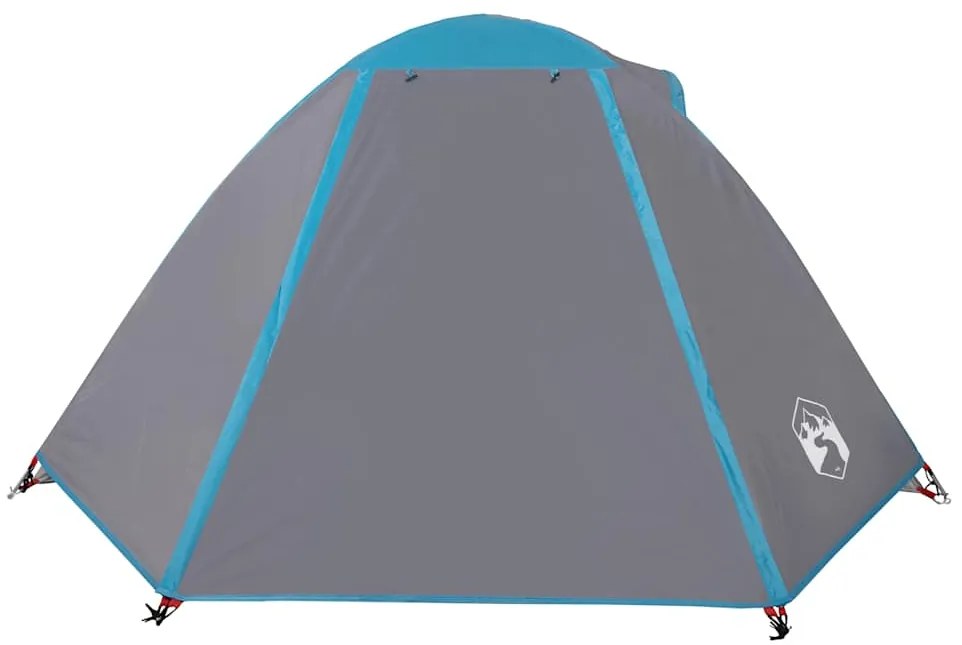 Tenda de campismo cúpula para 2 pessoas impermeável azul