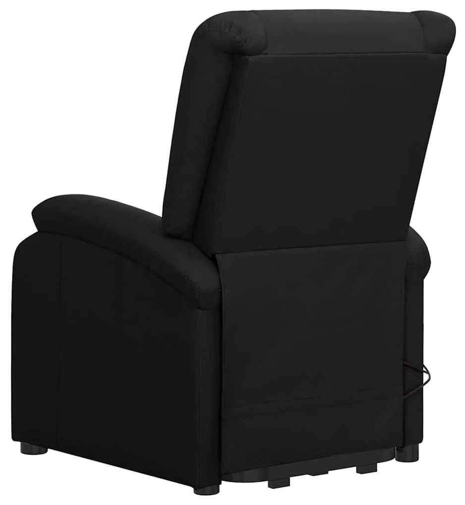 Poltrona elevatória couro artificial preto