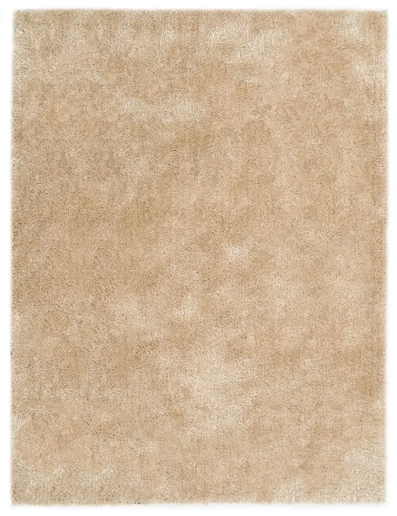 vidaXL Tapete de divisão shaggy 80x150 cm bege